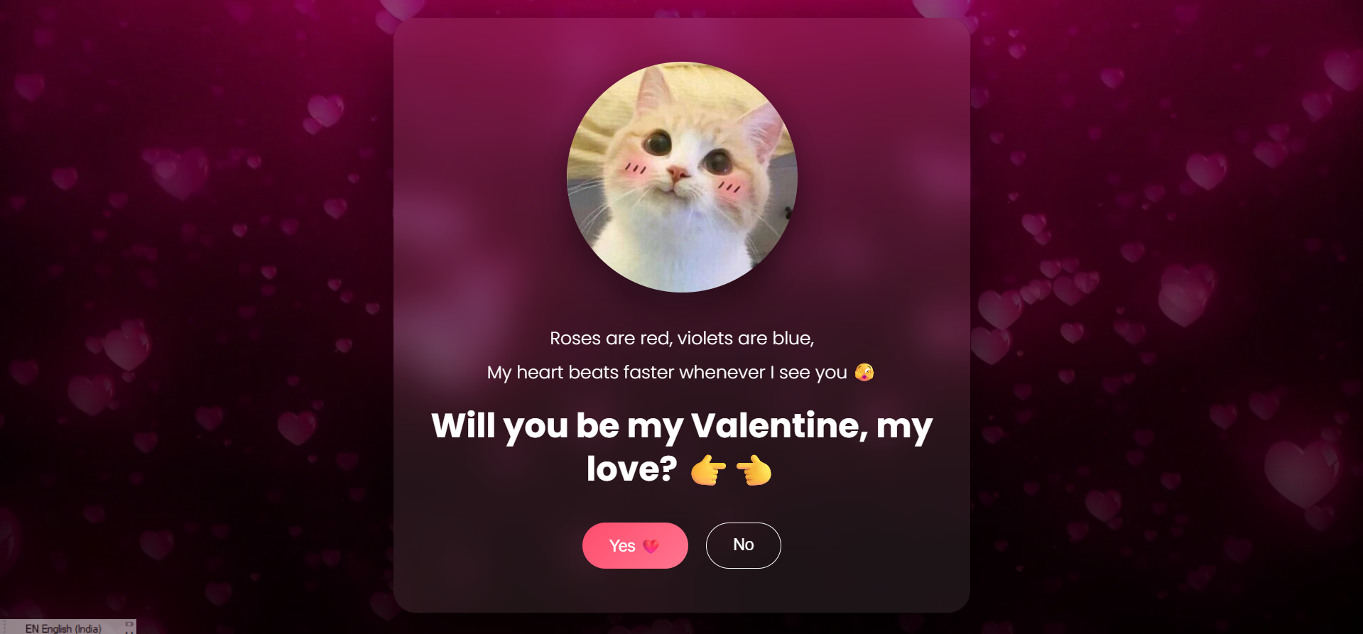 Valentine Web Experience | GitHub Pages
